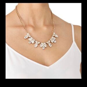 Slate & Willow Crystal Floral Necklace
